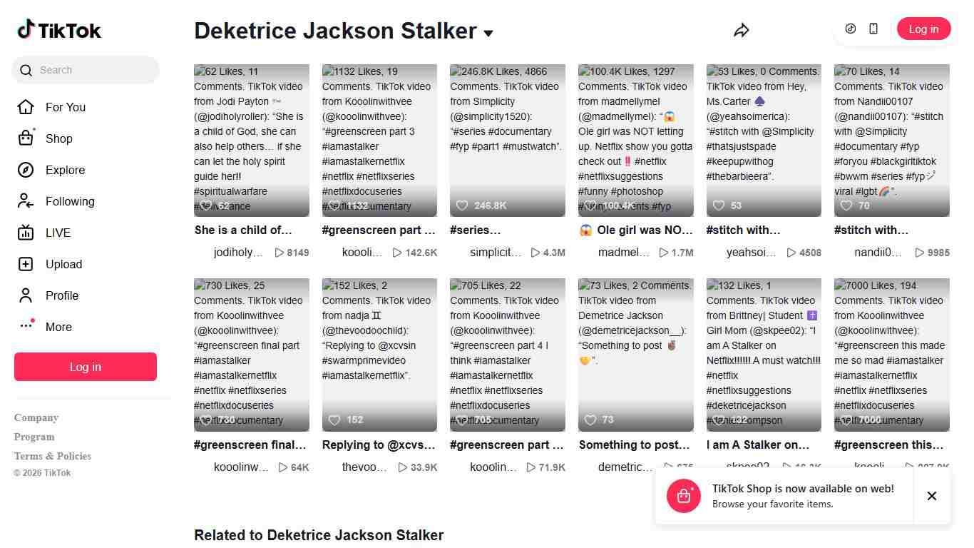 Deketrice Jackson Stalker | TikTok