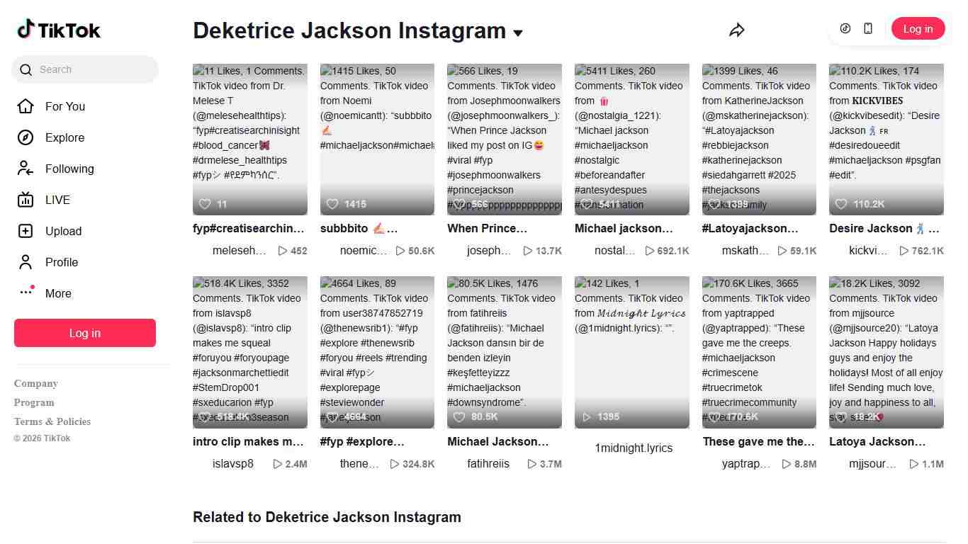 Deketrice Jackson Instagram | TikTok